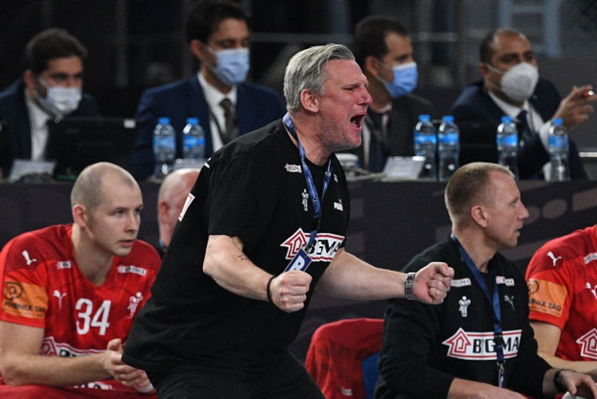 Nikolaj Jacobsen har nu ført Danmark til to VM-titler i træk. Foto: Anne-Christine Poujoulat/AFP