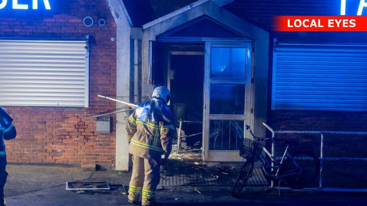 Det omstridte træningscenter Copenhagen Gym har været i brand. Foto: Local Eyes