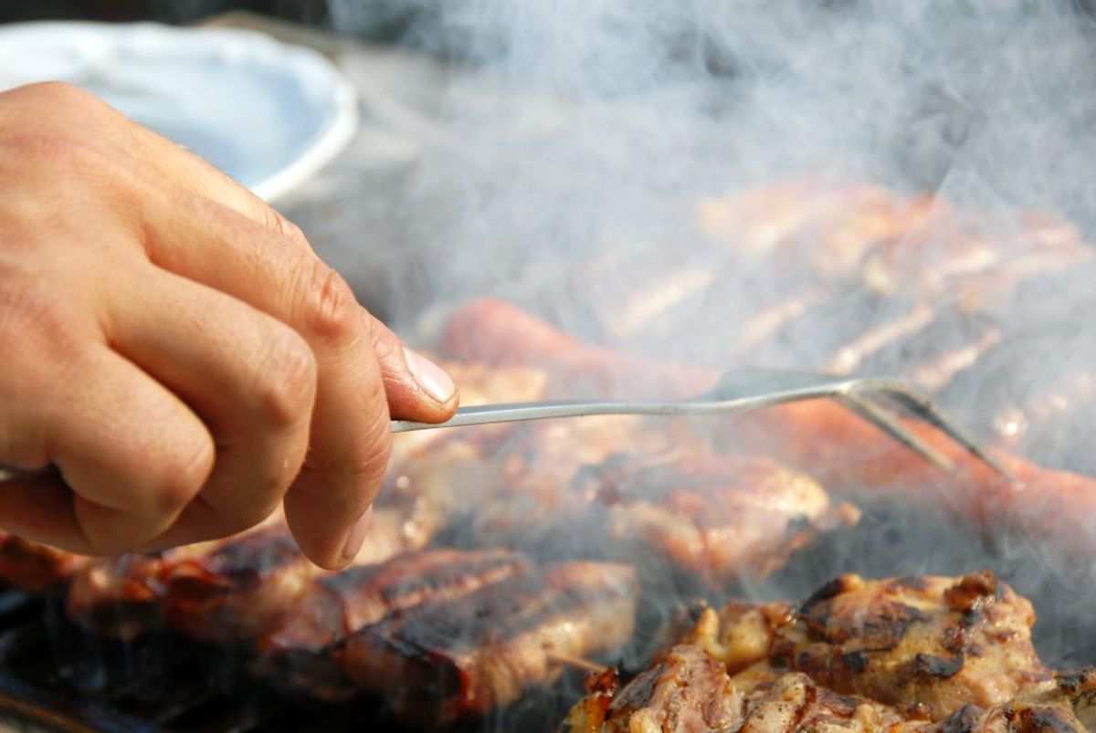 Hvis du griller i haven, så følg grillrådene. KLIK VIDERE OG SE DEM. Kilde: Fødevarestyrelsen. Arkivfoto.