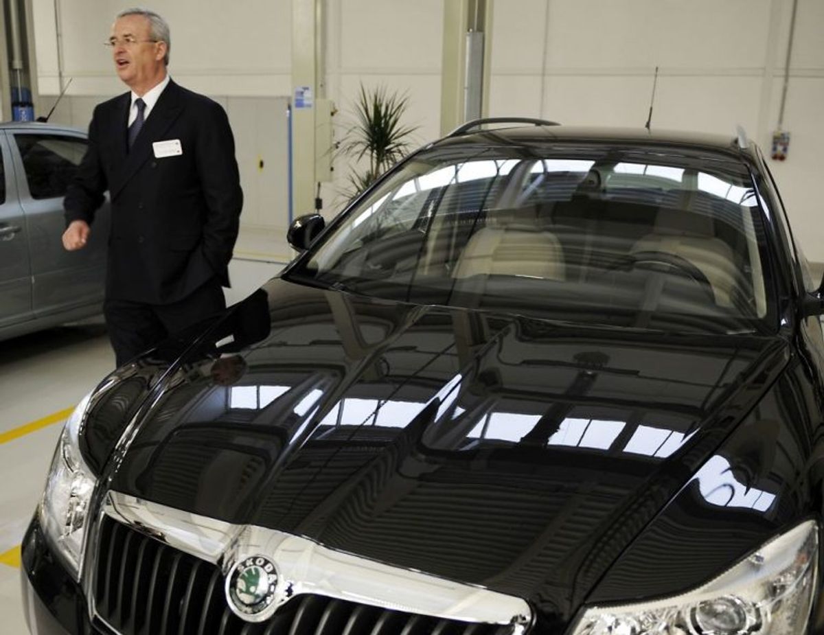 Skoda Superb stationcar 1.6 TDI ligger på 9. pladsen. Bilen er stor og rummelig og den første af Skodas to på listen. Som det eneste mærke. Den kører 19,9 kilometer på literen mod de lovede 23,8. Foto: Petr Josek/Scanpix.