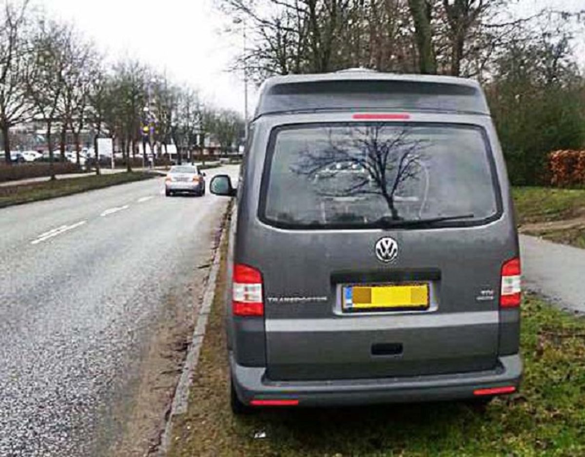 En af politiets ATK (automatisk trafikkontrol)-vogne. Foto: Colourbox.