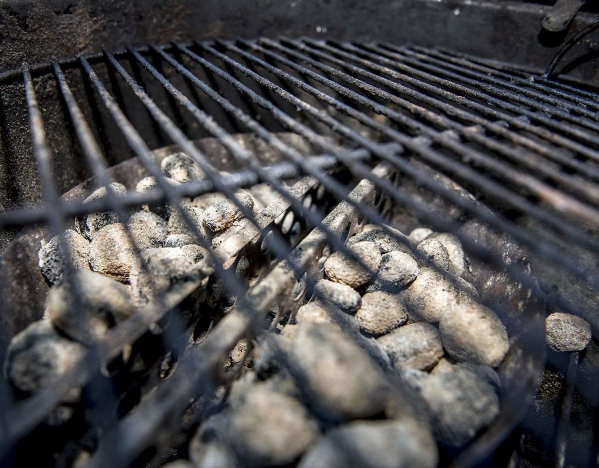 Efterlad aldrig et bål eller en grill, som ikke er helt slukket. Foto: Ritzau Scanpix/ Arkiv