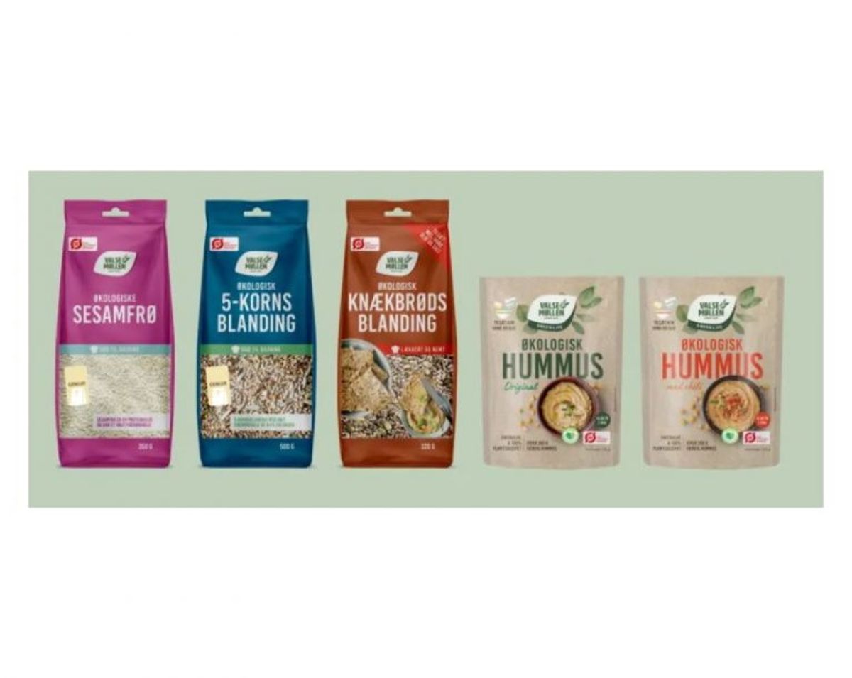 Valsemøllen-produkter. Foto: Fødevarestyrelsen