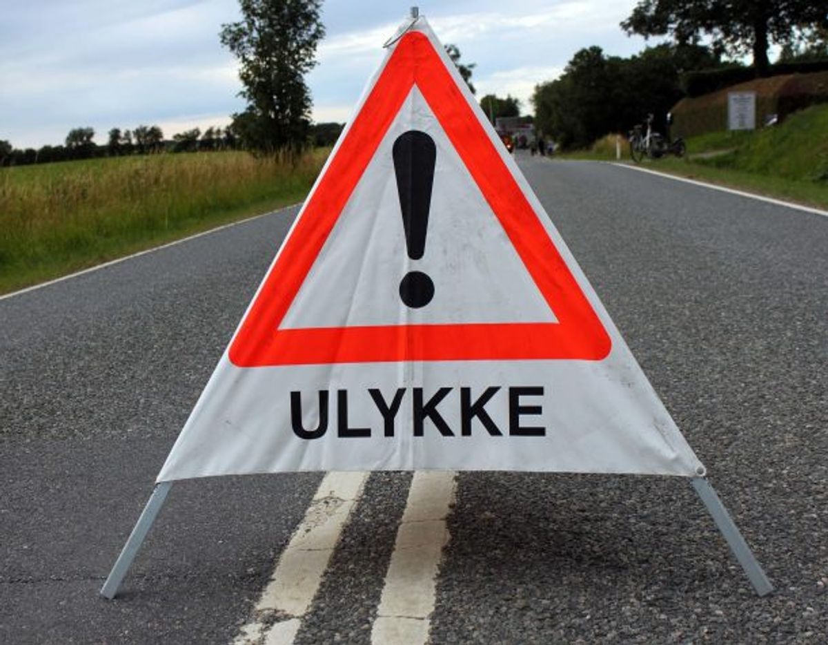 Vejen er spærret. Arkivfoto: Elo Christoffersen