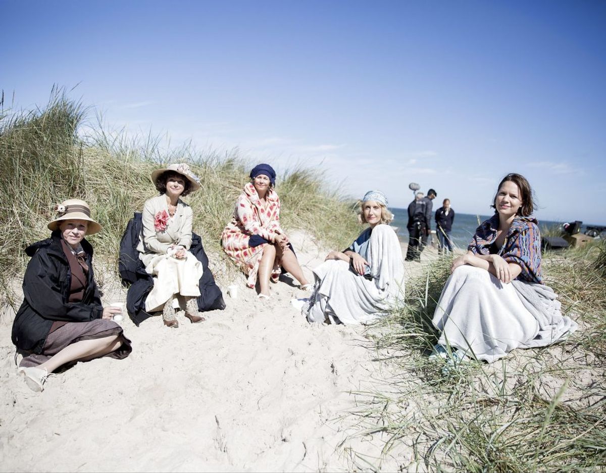Alle strand- og badescener optages ved Jammerbugten. Foto: Ritzau Scanpix