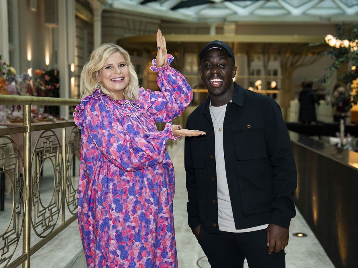 Melvin Kakooza og Sofie Linde. Kakooza skulle have afløst den populære vært. (Foto: Martin Sylvest/Ritzau Scanpix 2020)