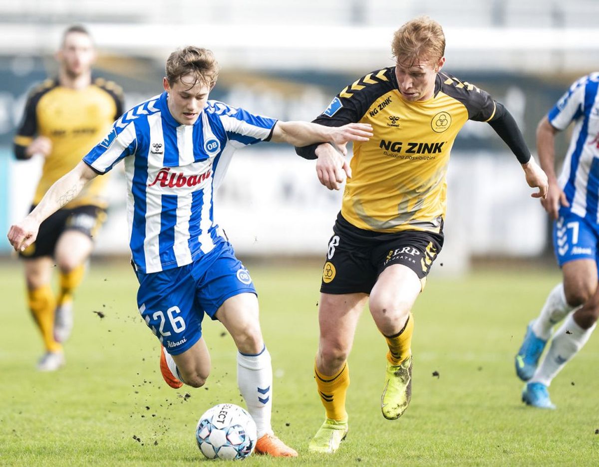 Horsens tog søndag imod OB. Foto: Claus Fisker/Ritzau Scanpix