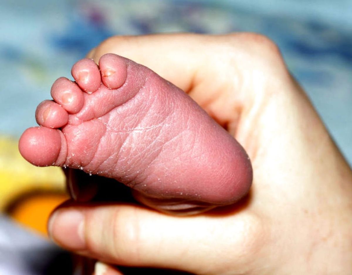 Babyen er mindre end to måneder gammel. Foto: Scanpix