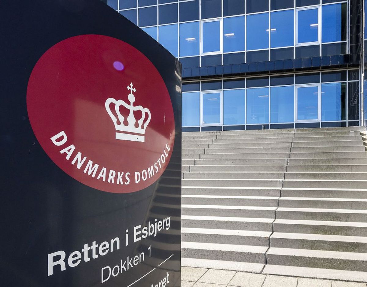 Den 71-årige mand med motorsaven blev dømt ved Retten i Esbjerg. Foto: John Randeris/ Ritzau/Scanpix
