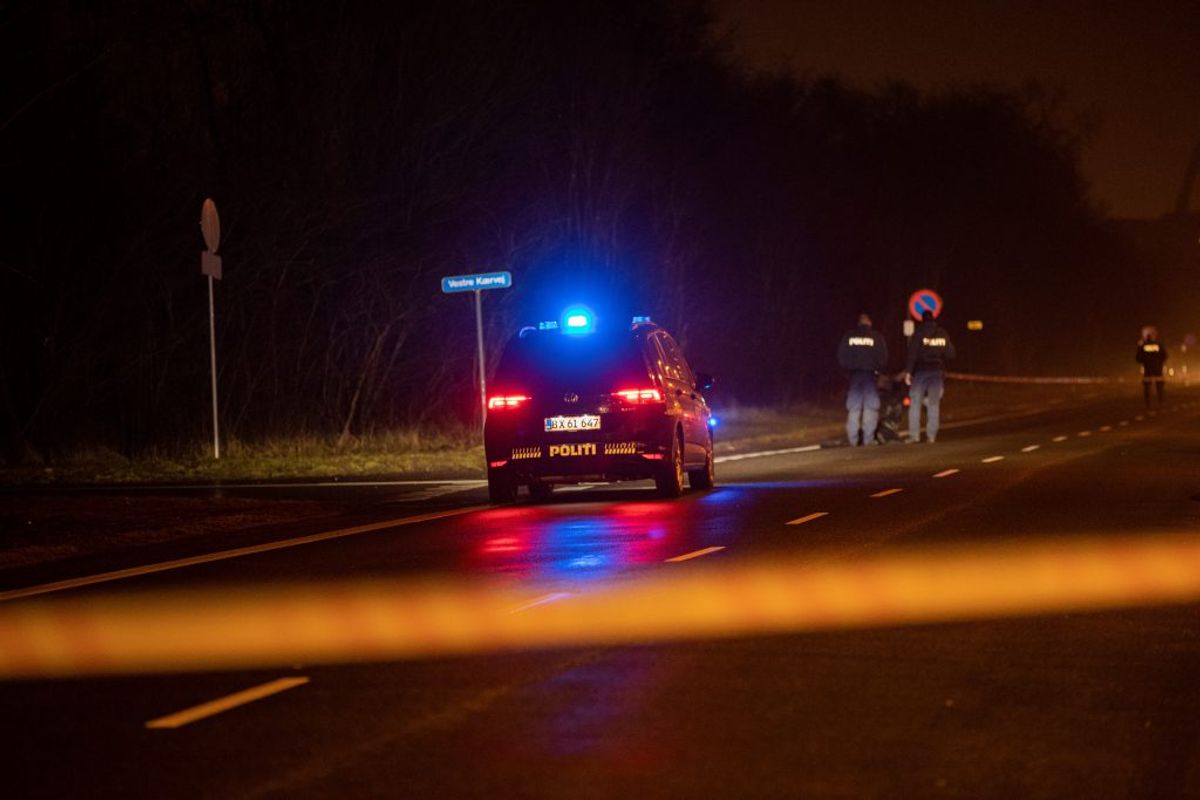 En ung mand blev angiveligt tvunget ind i en bil torsdag aften. Politiet efterforsker episoden. Foto: Rasmus Skaftved