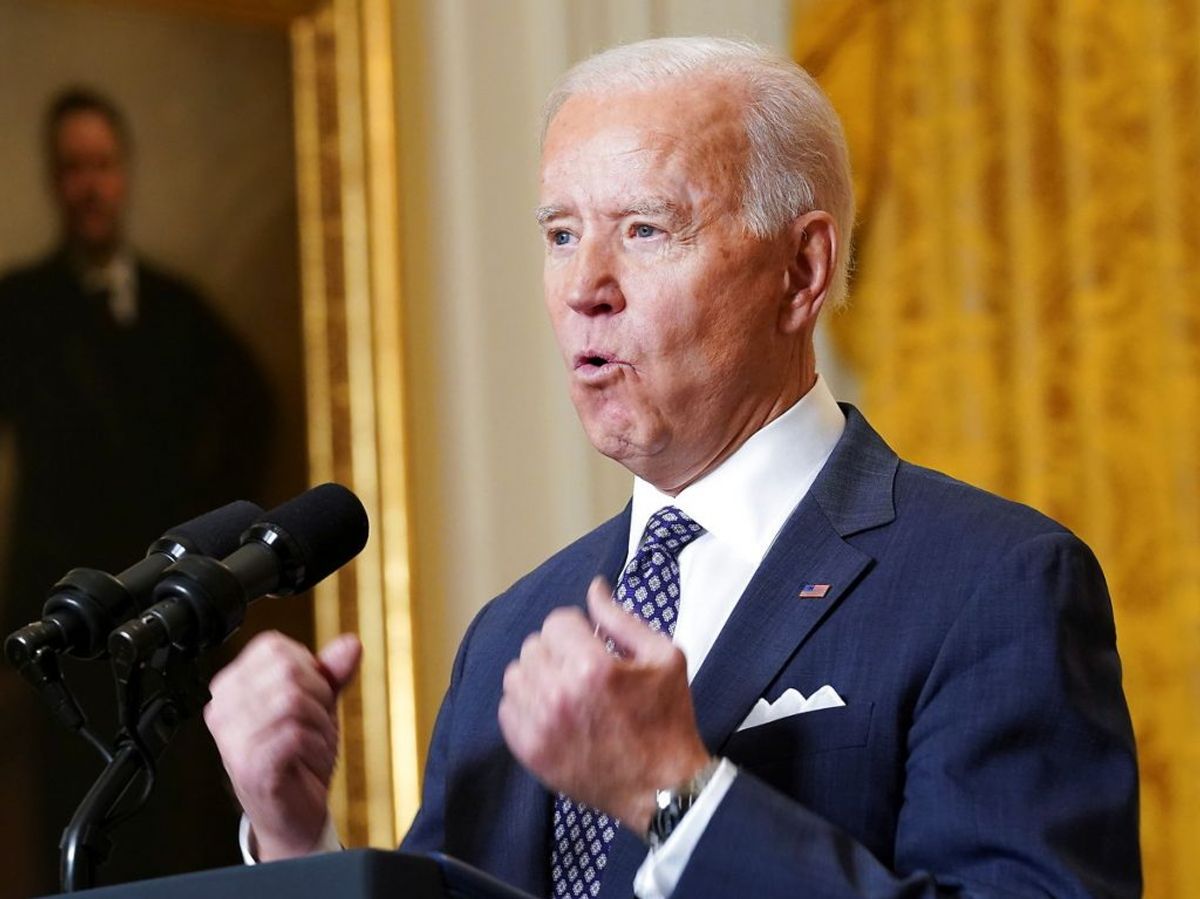 USA er tilbage som Europas allierede, slår Joe Biden fast. Foto: REUTERS/Kevin Lamarque