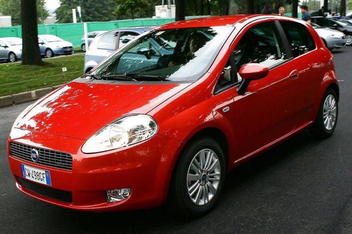 Fiat Punto ligger nummer 4. Foto: Scanpix./Daniele La Monaca