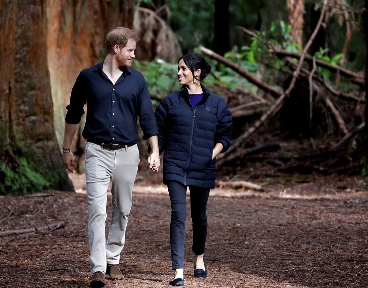 Harry og Meghan lod først bomben sprænge efter de havde informeret deres royale familie i Storbritannien. Foto: Scanpix/Kirsty Wigglesworth/Pool via REUTERS