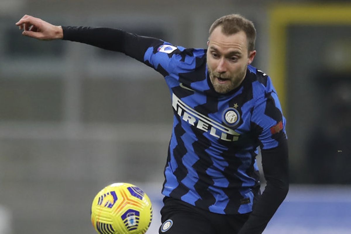 Christian Eriksen startede søndag på banen for Inter, der slog Lazio med 3-1 og dermed er nyt førerhold i Serie A. Foto: Jonathan Moscrop/Scanpix