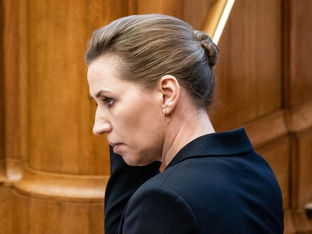 Der er ingen større genåbning af samfundet på vej, fordi vi har årstiden mod os, og få er endnu blevet vaccineret.Det siger statsminister Mette Frederiksen (S) til Berlingske. (Foto: Emil Helms/Scanpix 2021)
