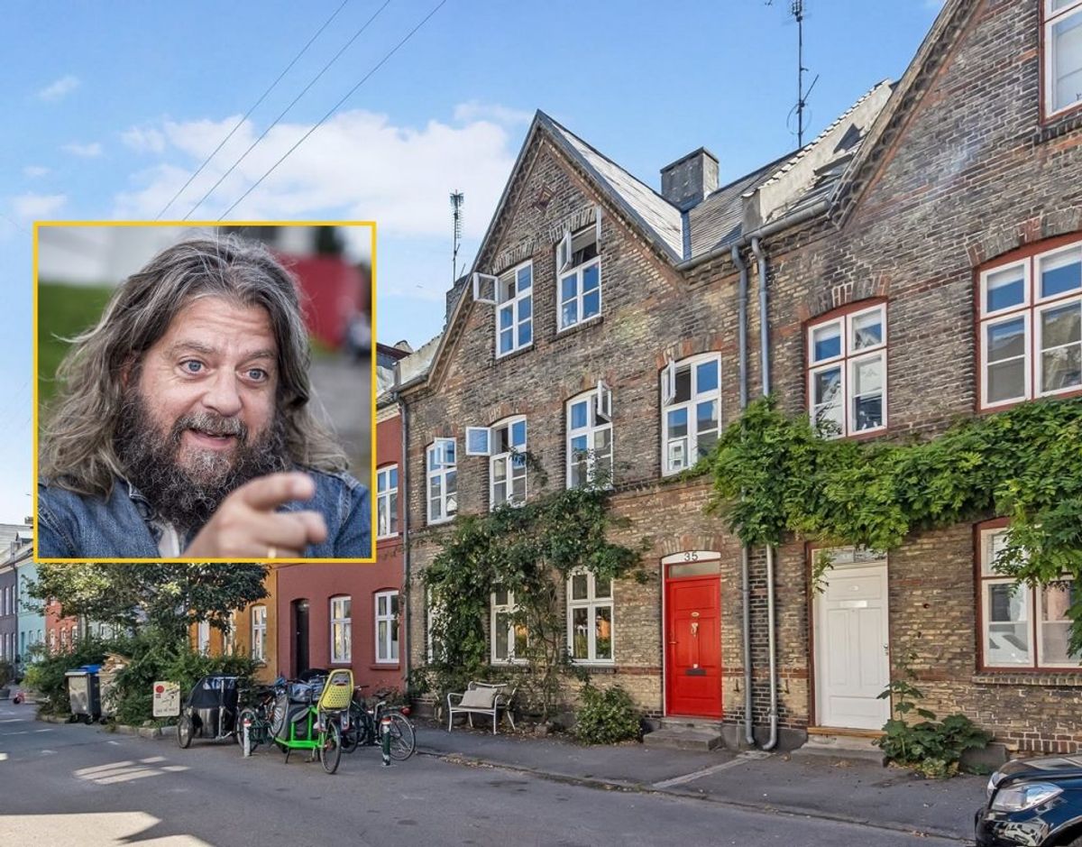 Anders Lund Madsen bor ikke længere i sit eksklusive Østerbro-hus. det har han solgt for 15,8 millioner kroner. Foto: Boliga.dk/Ritzau Scanpix.