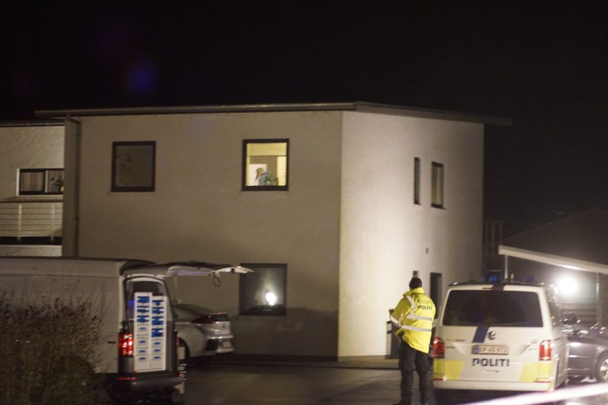 En 40-årig kvinde blev dræbt.
Foto: Presse-fotos.dk