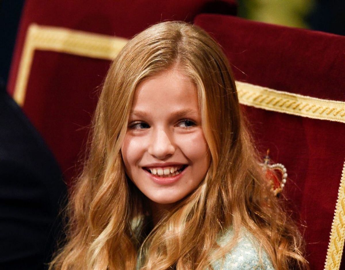 Spanske kronprinsesse Leonor, der den kommende sommer starter på en gymnasial uddannelse på en international skole i Wales. Klik videre for flere billeder. Foto: Scanpix/ REUTERS/Eloy Alonso