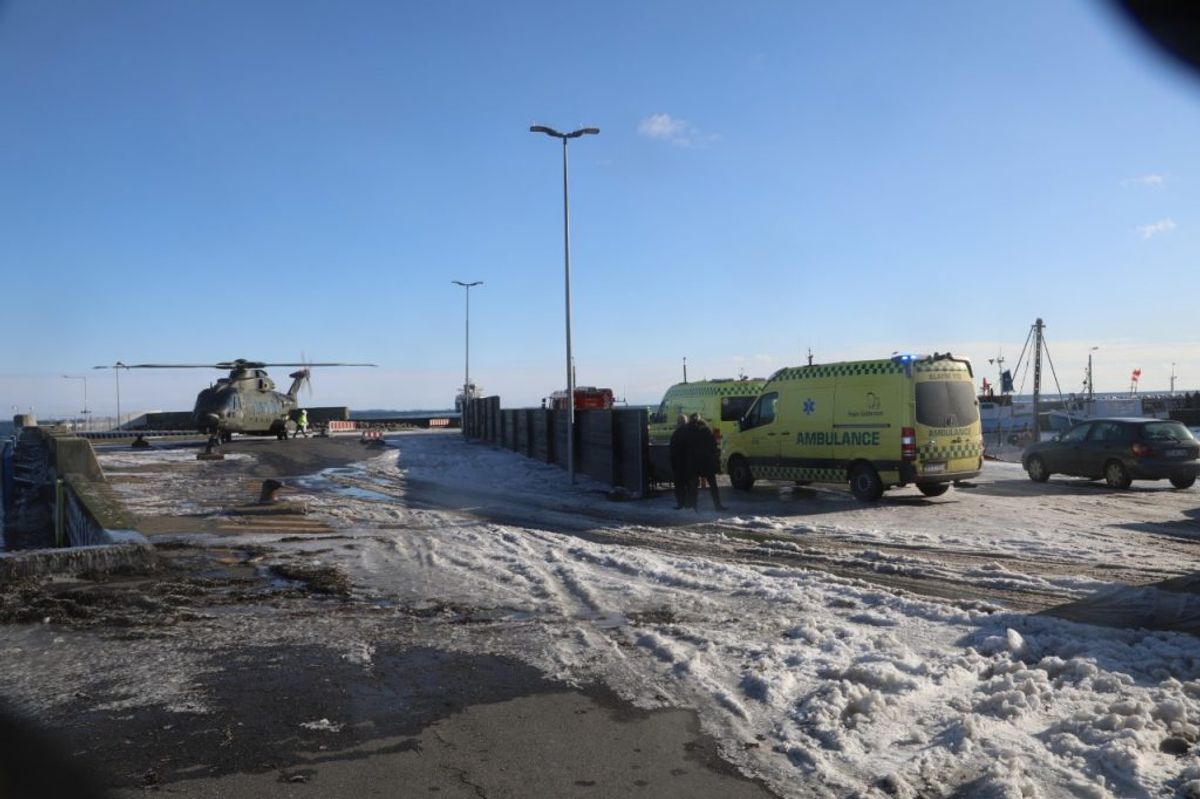 Stor redningsaktion ud for Langeland. KLIK FOR FLERE BILLEDER. Foto: Presse-fotos.dk