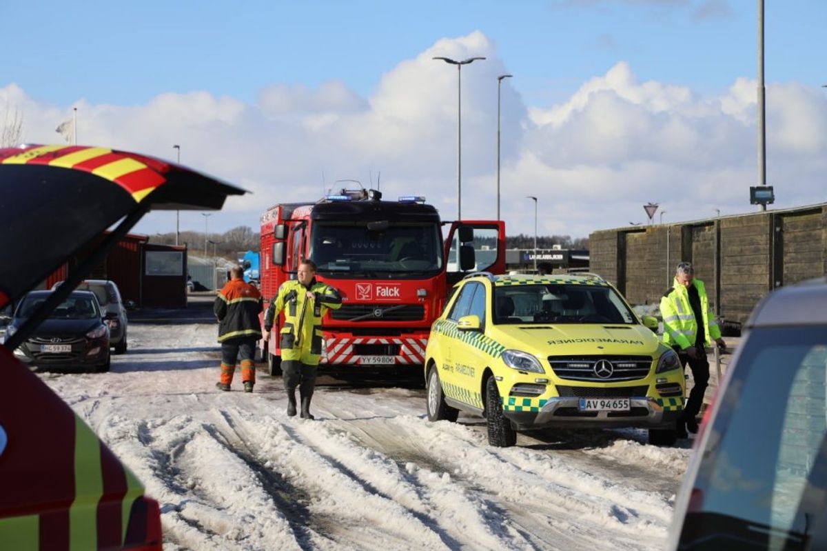 Stor redningsaktion ud for Langeland. KLIK FOR FLERE BILLEDER. Foto: Presse-fotos.dk