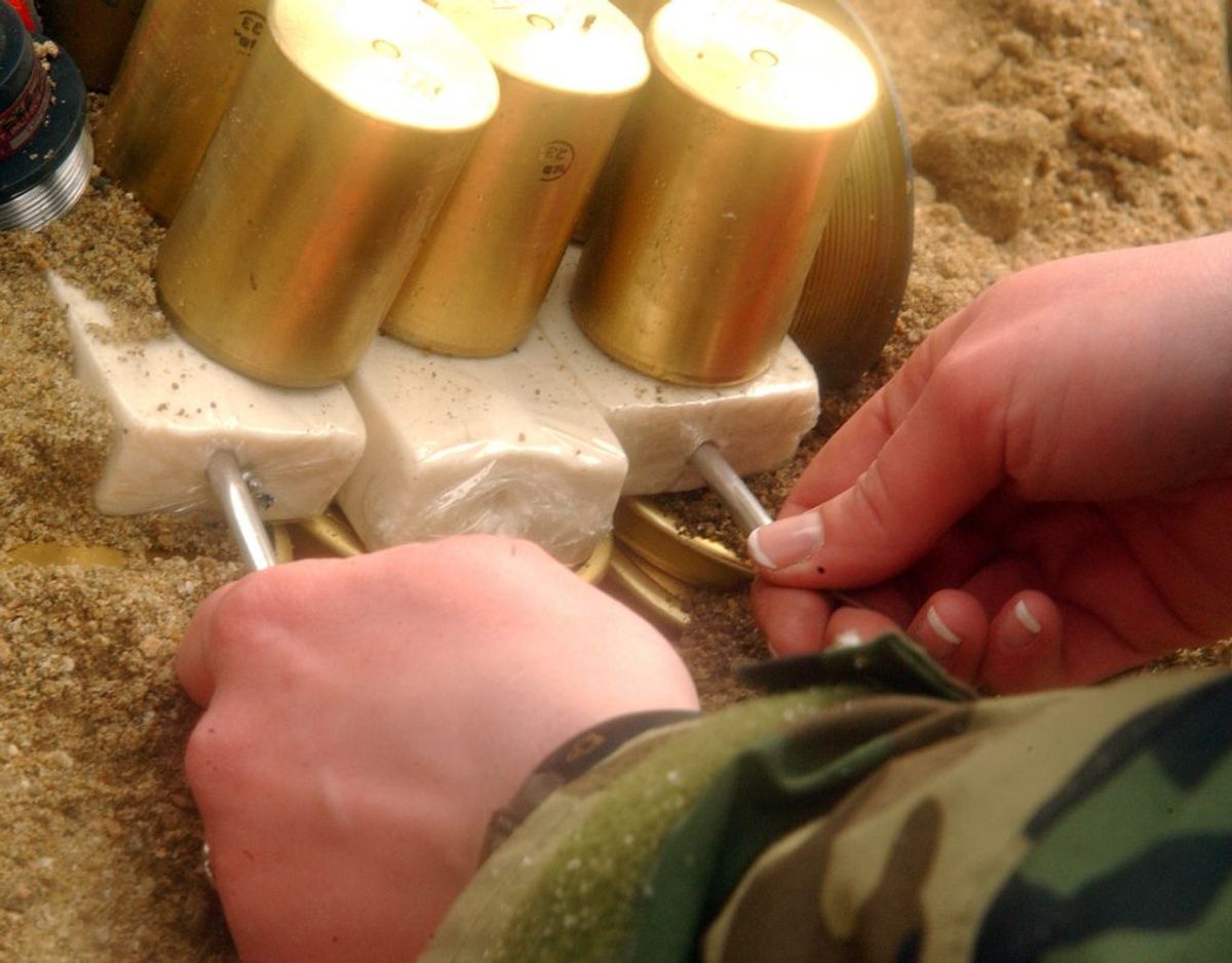 Det er angiveligt flere kilo plastisk sprængstof, der er forsvundet. Foto: Pfc. Lukas J. Blom/Wikimedia Commons.