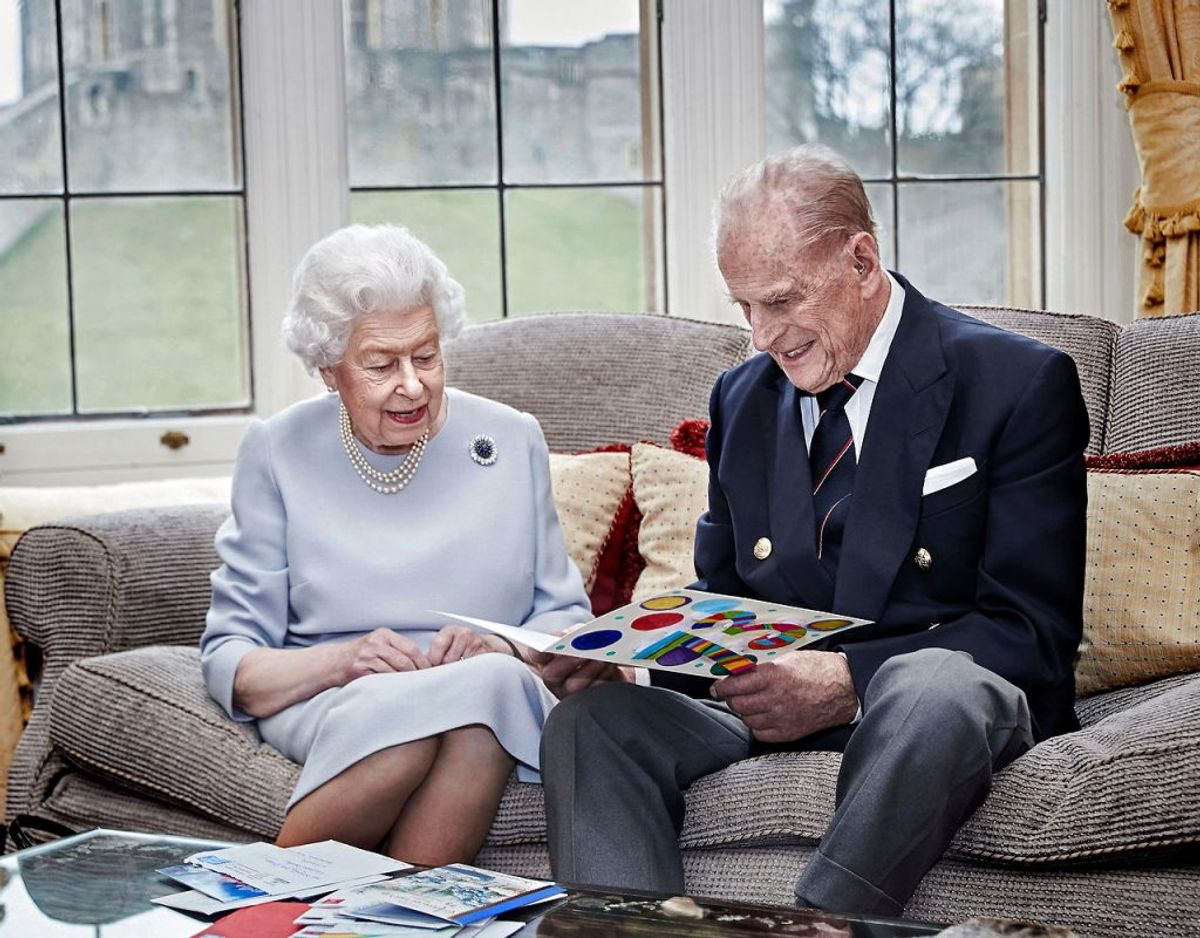 Den lille ny er dronning Elizabeth og prins Philips oldebarn nummer ni. Foto: Scanpix/Chris Jackson/Getty Images Europe/Handout via REUTERS