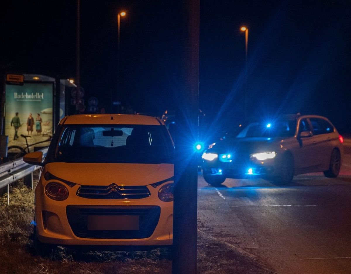 De tre personer er mistænkt for flere forhold. Foto: Rasmus Skaftved.