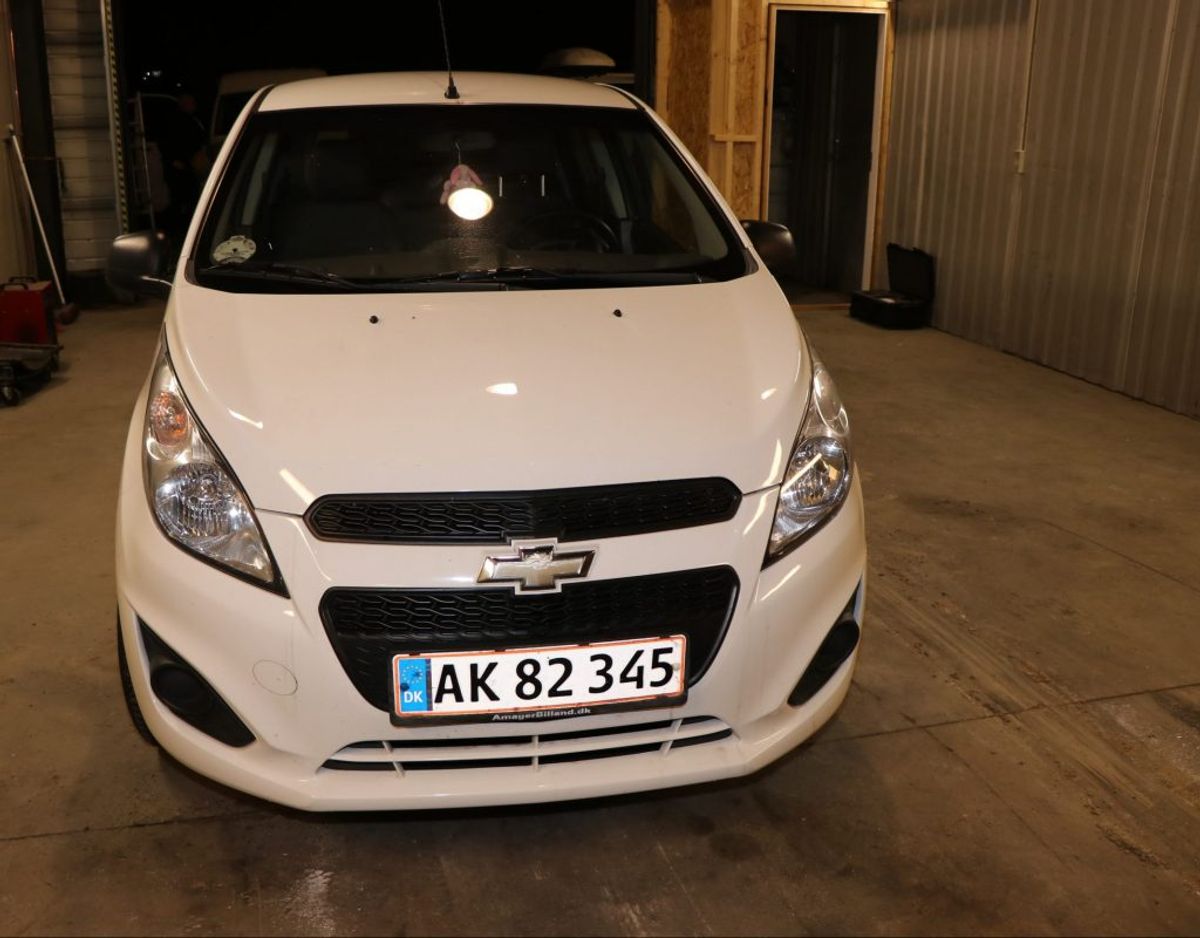 Nogle dage senere fandt en hundelufter hendes bil ved Bellahøj i København. En hvis Chevrolet Spark. Foto: Politi