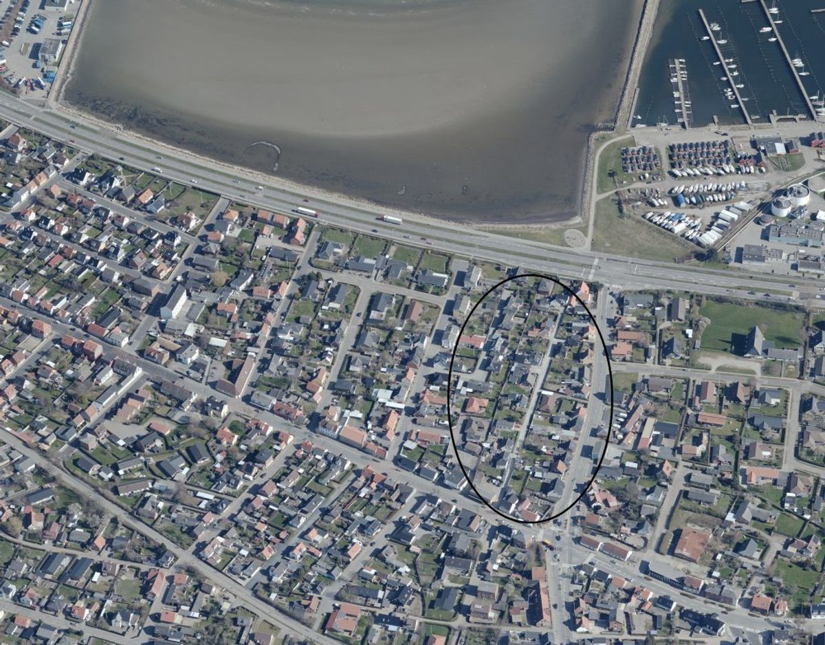 Her blev drengen bortført fra. Foto: Styrelsen for Dataforsyning og Effektivisering