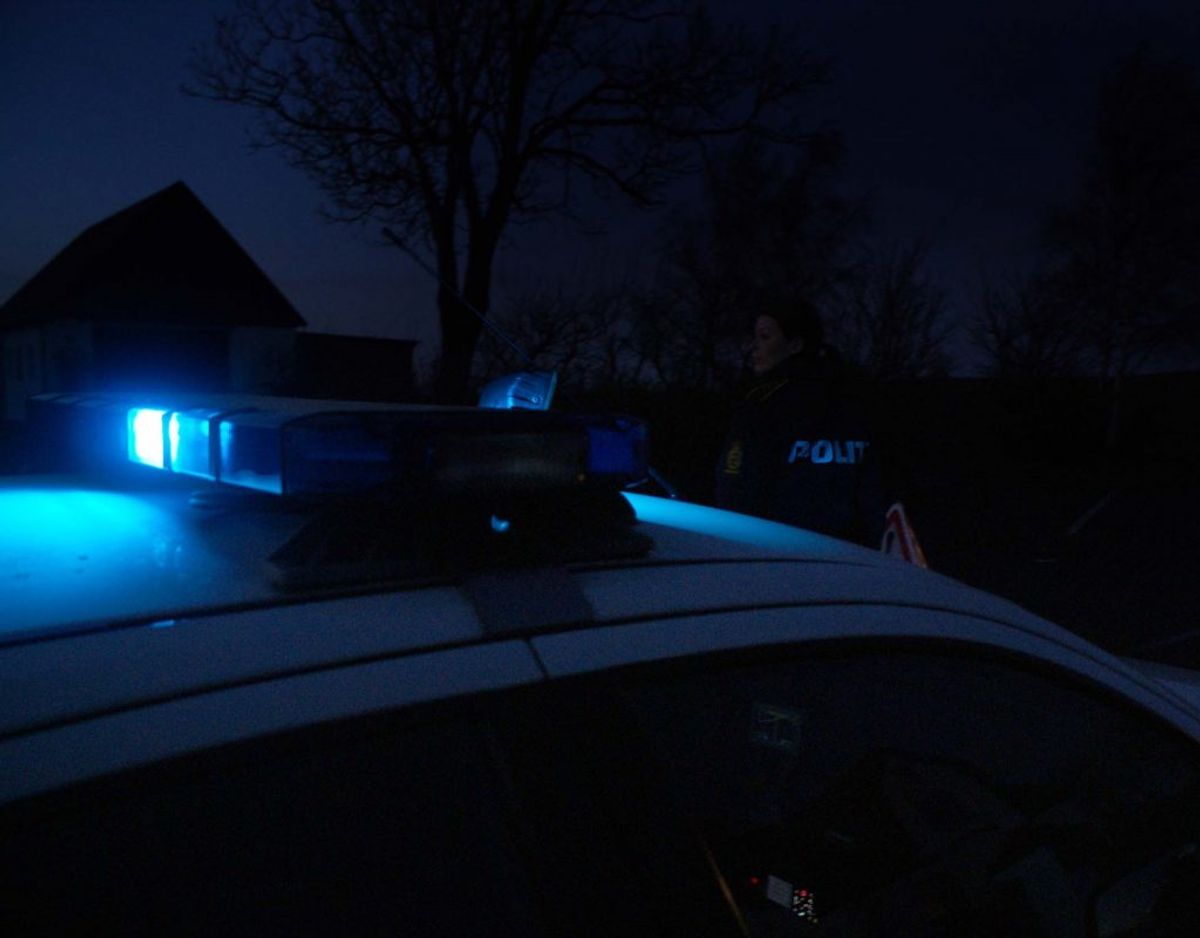 Politiet er på stedet. Genrefoto.