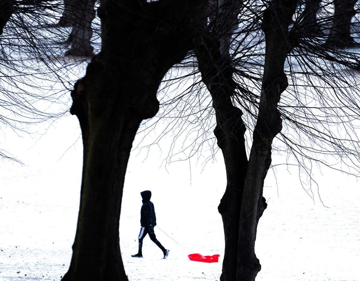 Sneen bliver liggende i Danmark den kommende tid. Foto: Emil Helms / Ritzau Scanpix