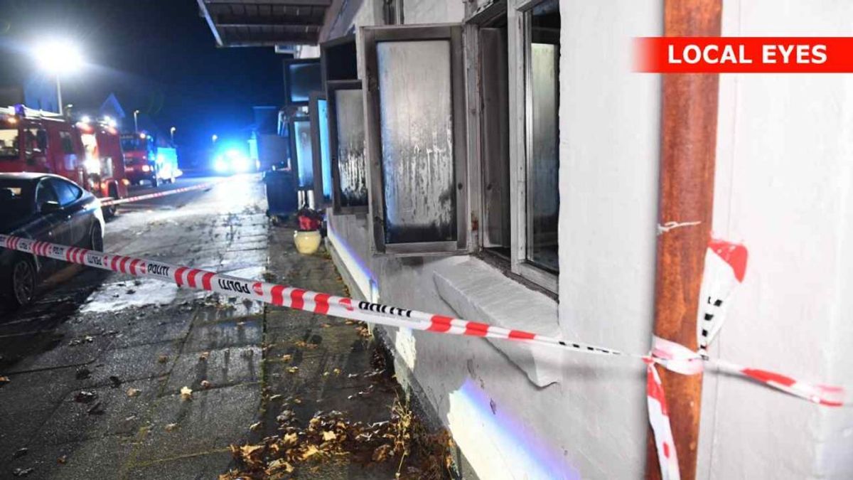 Mor og to børn er døde i branden. KLIK FOR FLERE BILLEDER. Foto: Localeyes.dk