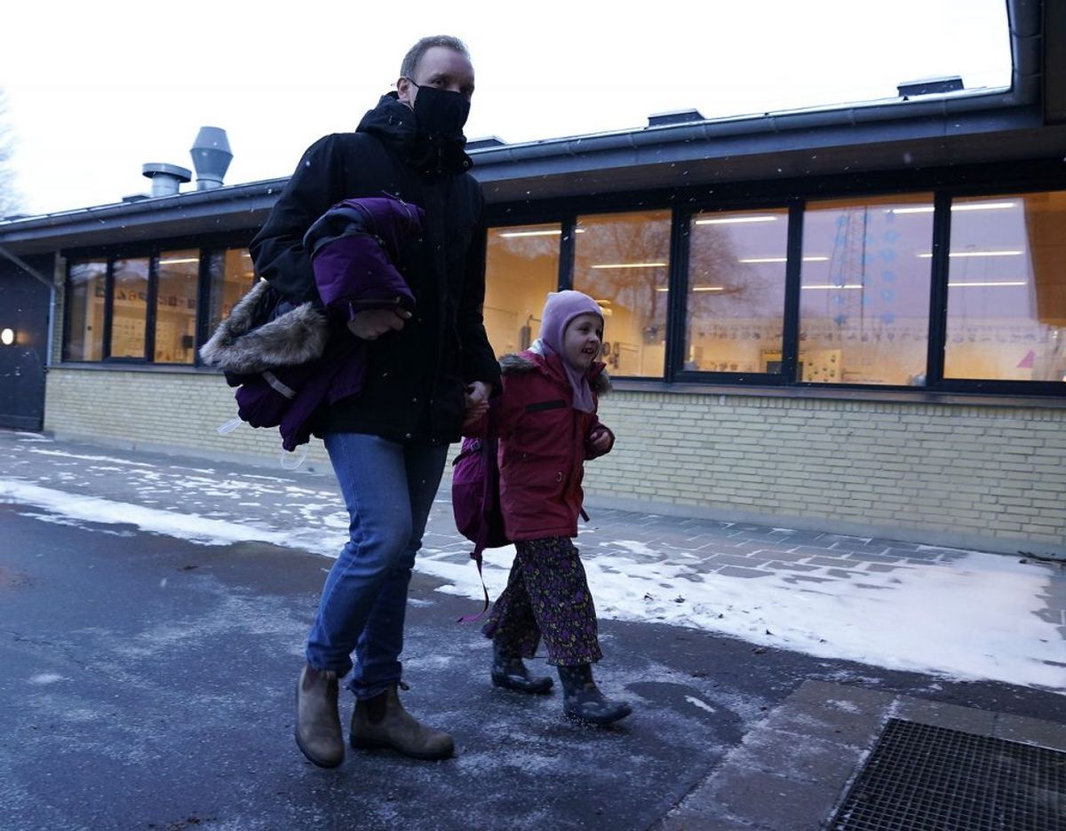 Her genåbning på Kildedamsskolen i Tølløse. Foto: Claus Bech/Scanpix