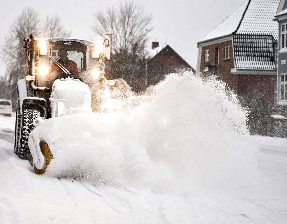 Snefygning kan give pludselige snedriver. Foto: Scanpix