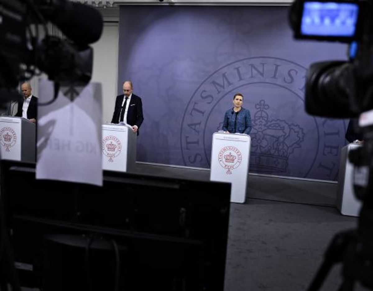 71,8 procent af danskerne støtter den nuværende nedlukning af landet, viser Voxmeter-måling. Ifølge en professor er det et tegn på, at danskerne støtter op om coronahåndteringen. (Arkivfoto) Foto: Philip Davali/Scanpix