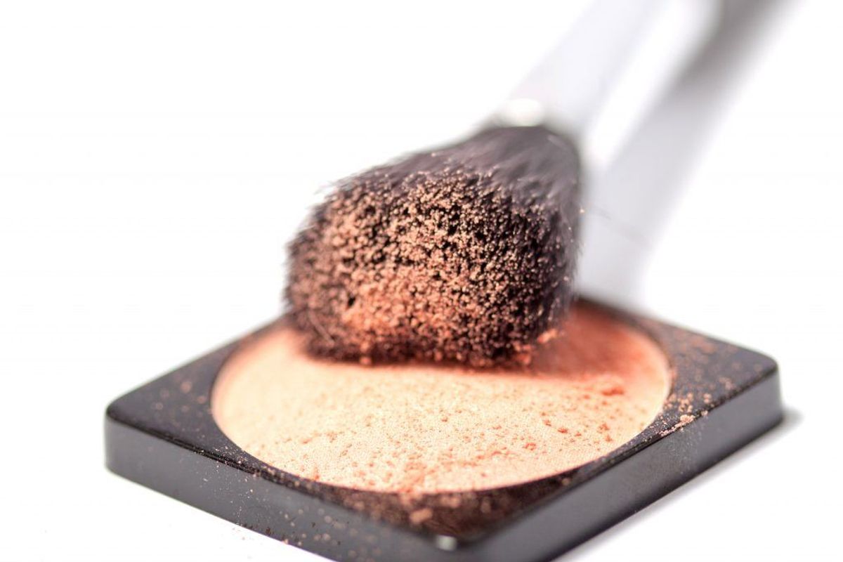 Make up-rester. Arkivfoto.
