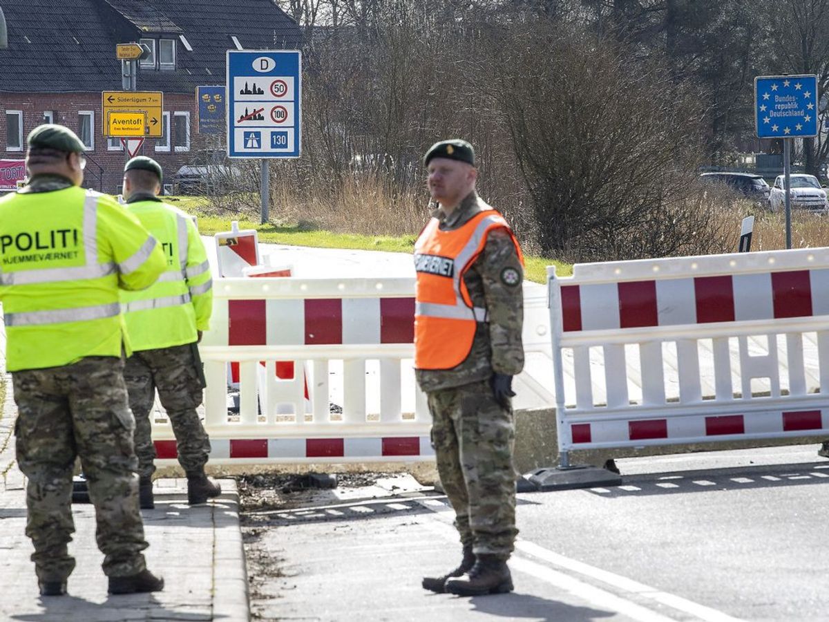 Søndag indføres krav om test og isolation ved indrejse til Danmark. KLIK og se billeder fra Newsbreak.dk’s afdækning af de åbne grænser. (Foto: John Randeris/Ritzau Scanpix)