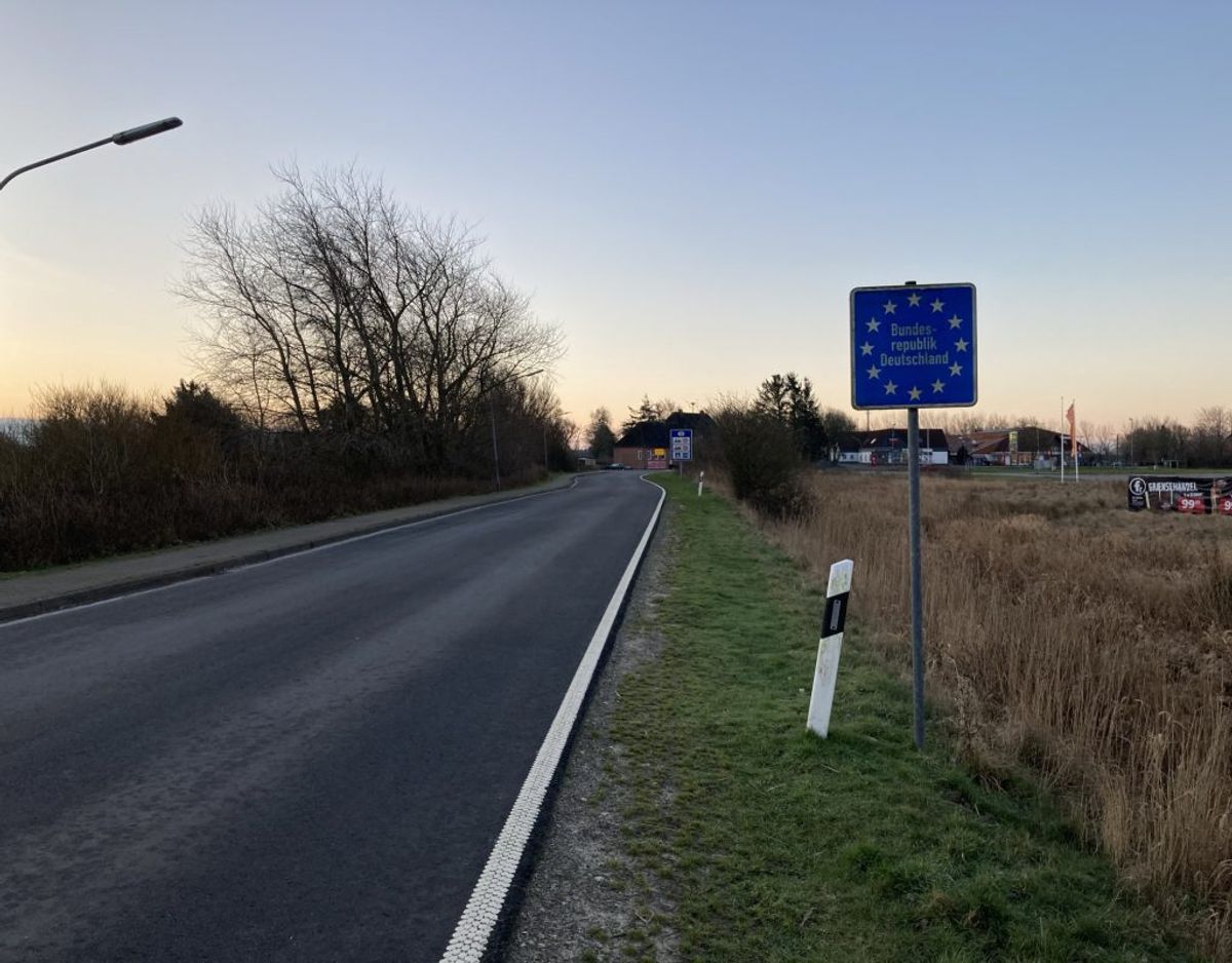 Møllehus grænseovergang, fredag klokken 8.54.