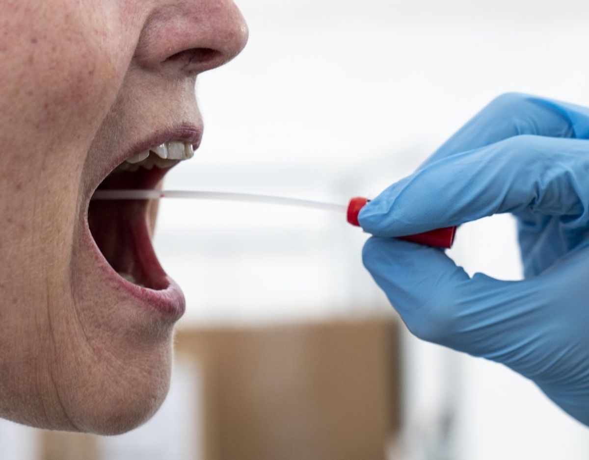 Der er i det seneste døgn registreret 438 nye smittetilfælde med coronavirus i Danmark. Foto: Niels Christian Vilmann/Ritzau Scanpix