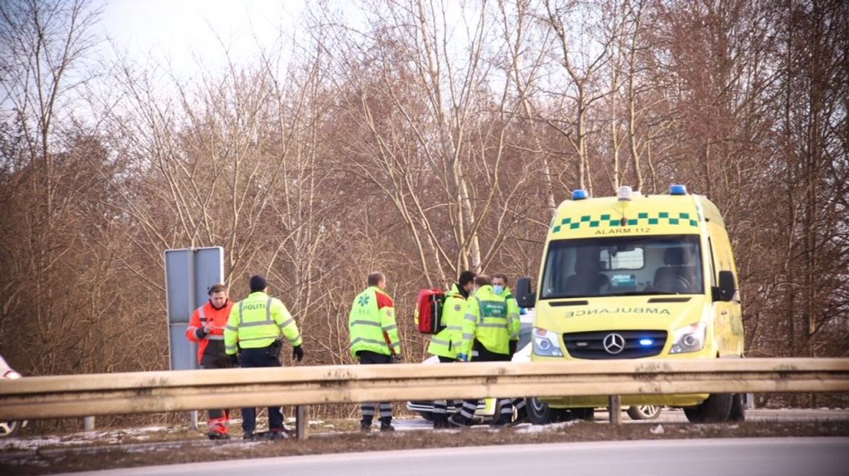 Ingen er kommet alvorligt til skade. Foto: Presse-fotos.dk