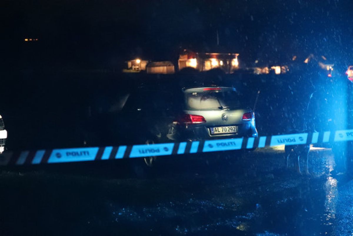 En 29-årig medarbejder på et bosted døde efter at være blevet stukket ned. KLIK for flere billeder. Foto: Presse-fotos.dk.