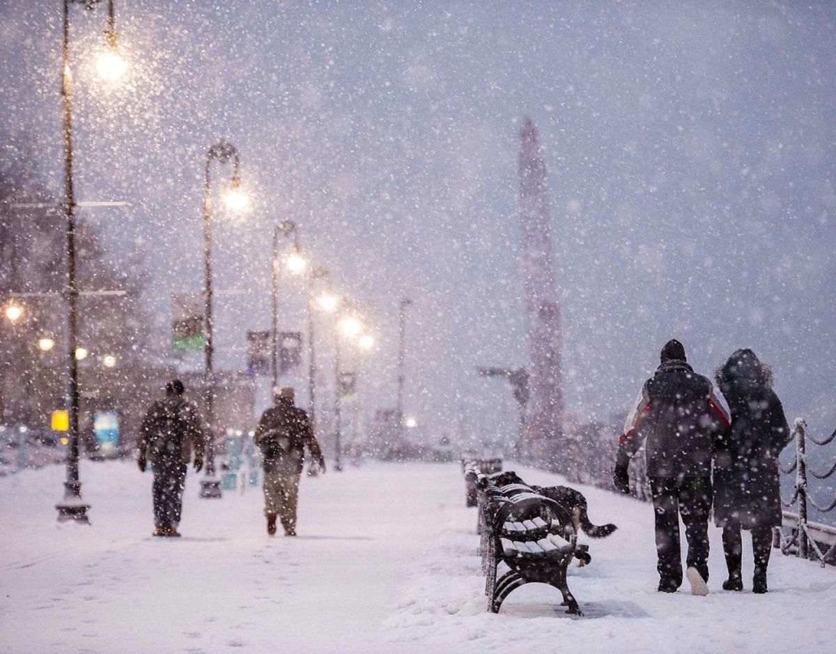 Stormen har blandt andet fået staten New Jersey til at udråbe undtagelsestilstand. KLIK FOR FLERE BILLEDER. Foto: Scanpix