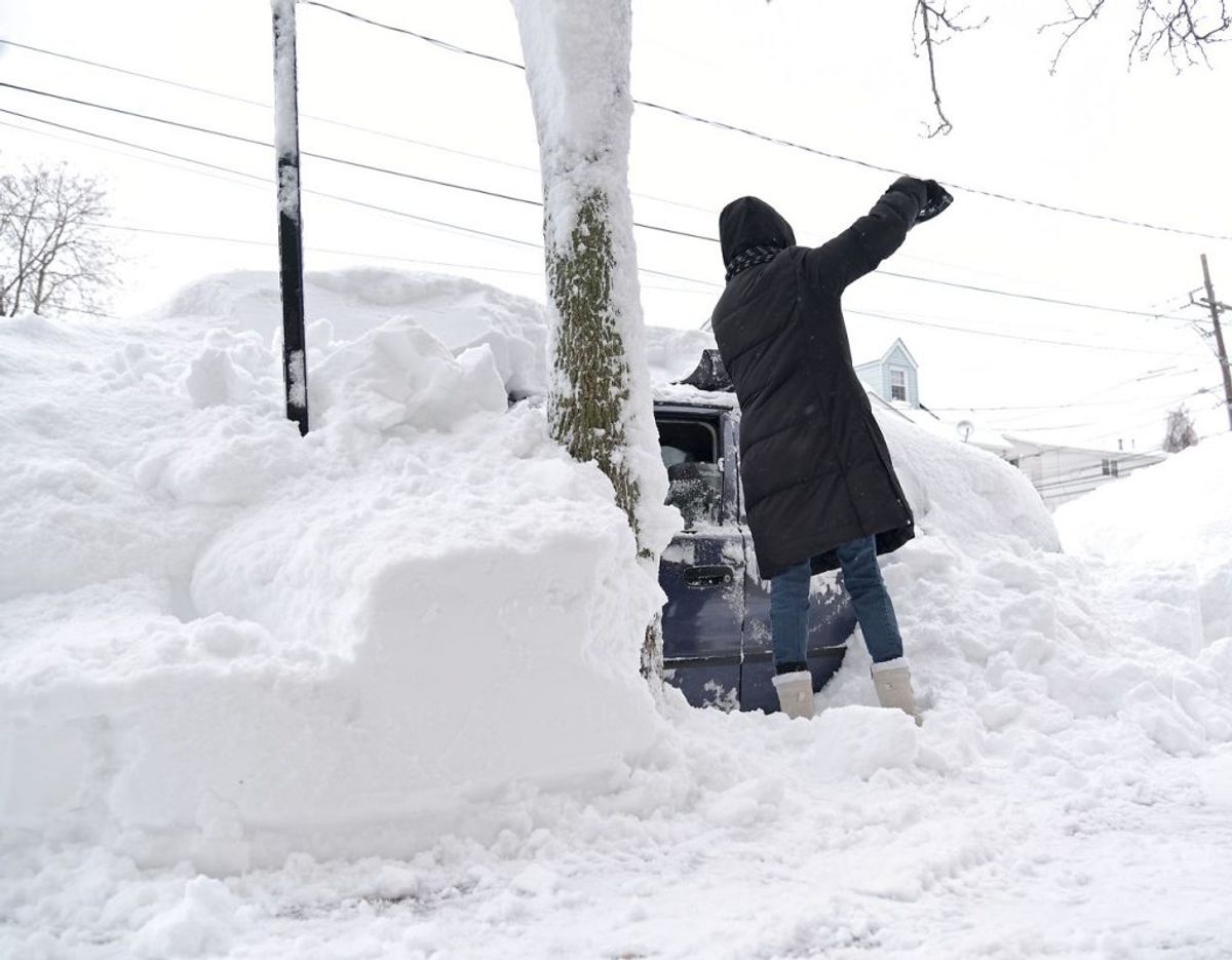 Stormen har blandt andet fået staten New Jersey til at udråbe undtagelsestilstand. KLIK FOR FLERE BILLEDER. Foto: Scanpix