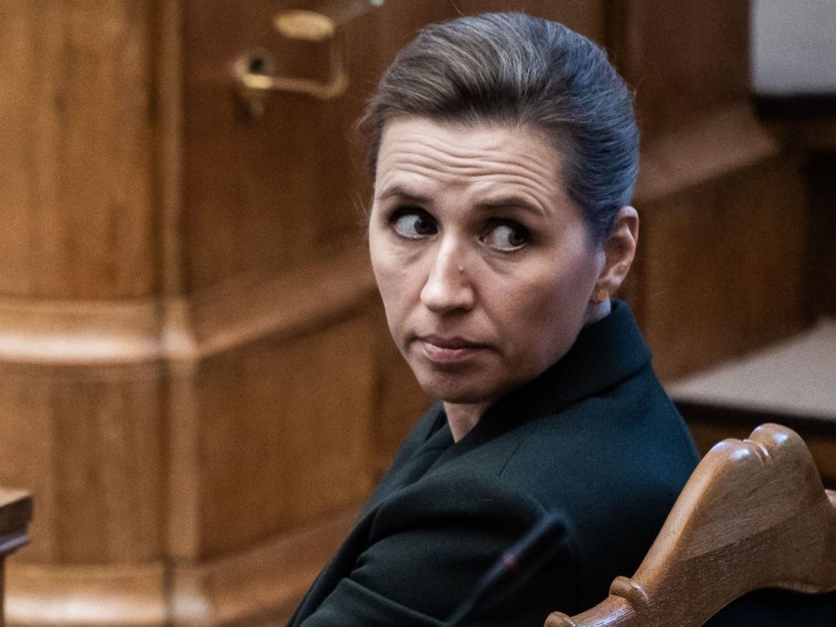 Statsminister Mette Frederiksen (S) afviser beskyldninger om nedlukning på grund af anbefalinger. (Foto: Emil Helms/Ritzau Scanpix)