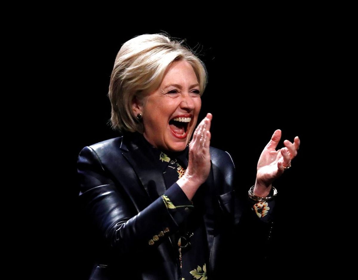 Hillary Clinton var en af mange, der bidrog til at latterliggøre ‘Be Best’ projektet. Foto: Scanpix/REUTERS/Mario Anzuoni