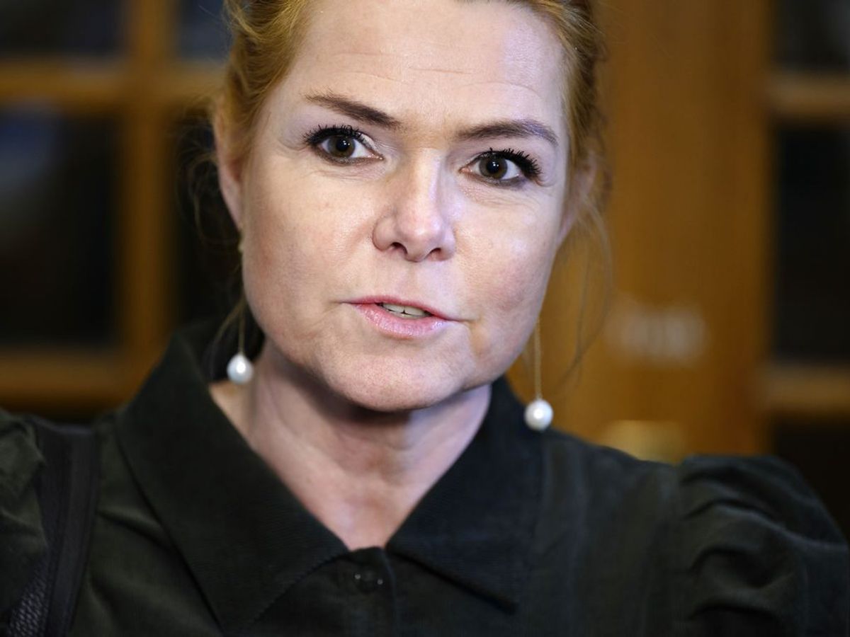 Inger Støjberg vil fortsat være retsordfører for Venstre, når Folketinget senere fredag stemmer for en rigsretssag mod eksministeren, skriver Ritzau (Foto: Philip Davali/Ritzau Scanpix)