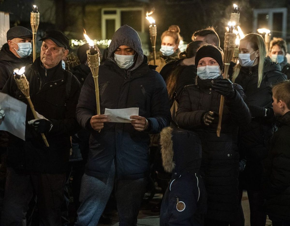 Trafikdrabet på den lille pige udløste sorg og chok hos mange danskere.
Foto: Martin Sylvest