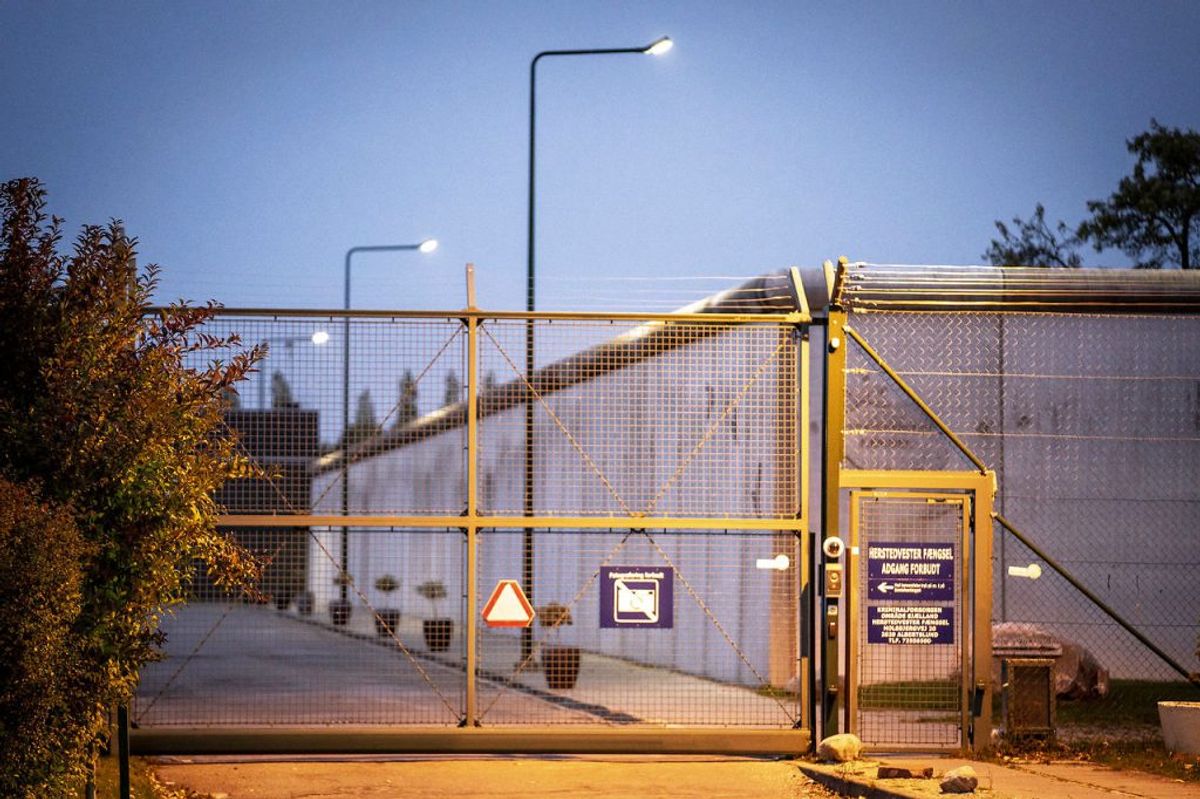 På grund af Covid-19 har Kriminalforsorgen ad to omgange måttet bede dømte om ikke at komme ind og brumme. (Foto: Mads Claus Rasmussen/Ritzau Scanpix)
