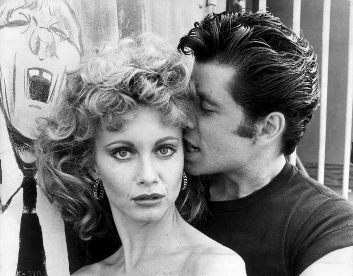 Olivia Newton-John og John Travolta anno 1978. Foto: NF/Ritzau Scanpix