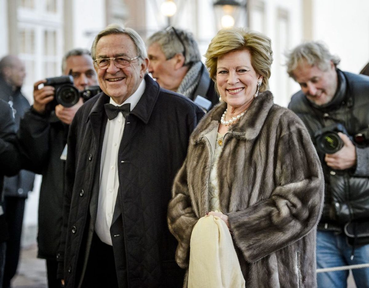 Eks kong Konstantins og prinsesse Anne-Marie. Klik videre i galleriet for flere billeder. Foto: Thomas Lekfeldt/Ritzau Scanpix